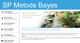 Aplikasi Sistem Pakar Metode Bayes