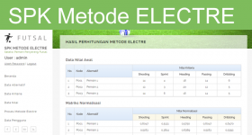Aplikasi SPK Metode ELECTRE