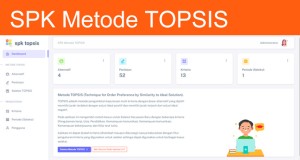 Aplikasi SPK Metode TOPSIS