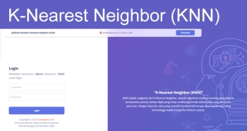 Aplikasi Metode K-Nearest Neighbor (KNN)