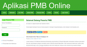 Aplikasi PMB Online