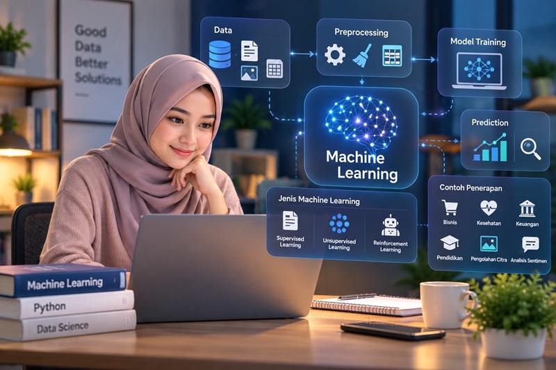 Apa Itu Machine Learning? Pengertian, Jenis, dan Contoh Penerapannya