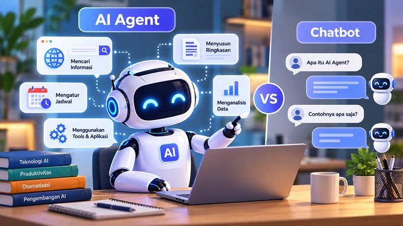 Apa Itu AI Agent? Cara Kerja, Contoh, dan Perbedaannya dengan Chatbot