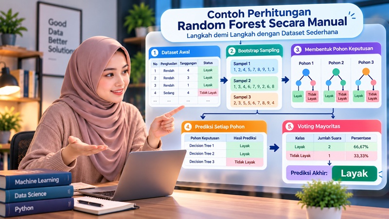 Contoh Perhitungan Random Forest Secara Manual