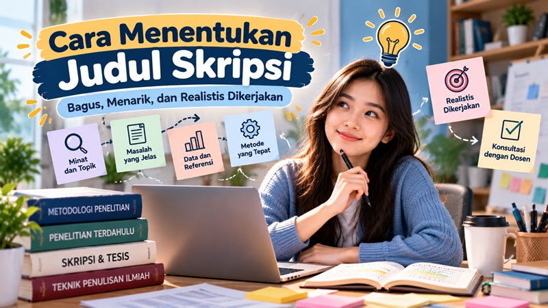 Cara Menentukan Judul Skripsi yang Bagus dan Tidak Terlalu Sulit