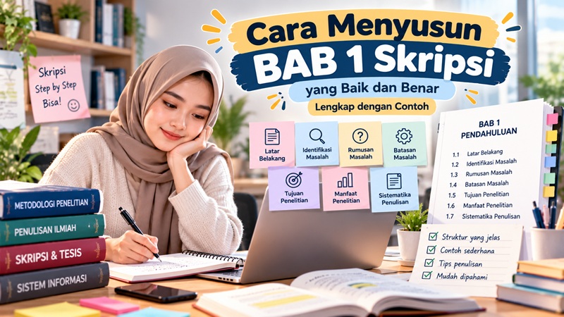 Cara Menyusun BAB 1 Skripsi yang Baik dan Benar, Lengkap dengan Contoh