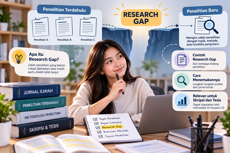 Research Gap dalam Skripsi dan Tesis: Pengertian, Contoh, dan Cara Menemukannya