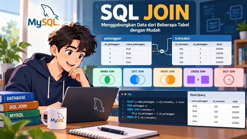 Belajar SQL JOIN: Pengertian, Jenis-Jenis, dan Contoh Query MySQL