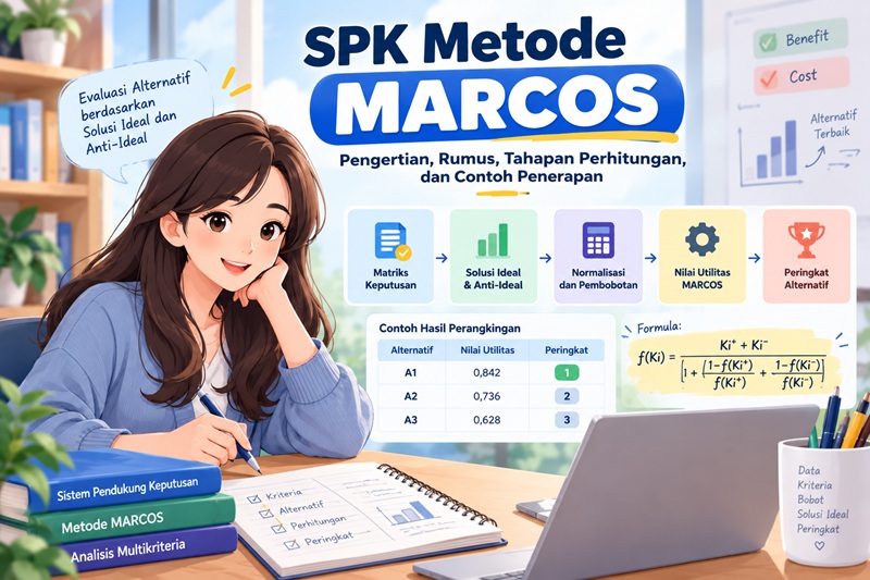SPK Metode MARCOS: Pengertian, Rumus, Tahapan Perhitungan, dan Contoh Penerapan