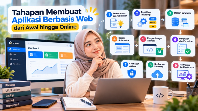 Tahapan Membuat Aplikasi Berbasis Web dari Awal hingga Online