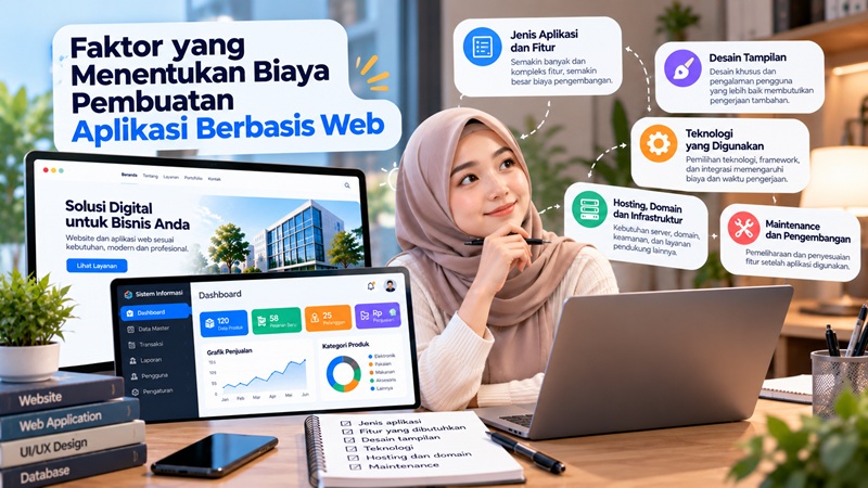 Berapa Biaya Pembuatan Aplikasi Berbasis Web? Ini Faktor yang Menentukannya