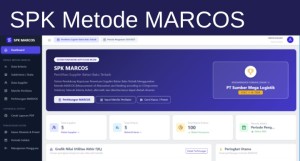 Aplikasi SPK Metode MARCOS