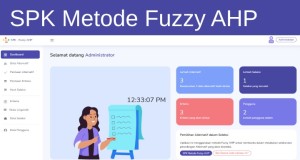 Aplikasi SPK Metode Fuzzy AHP